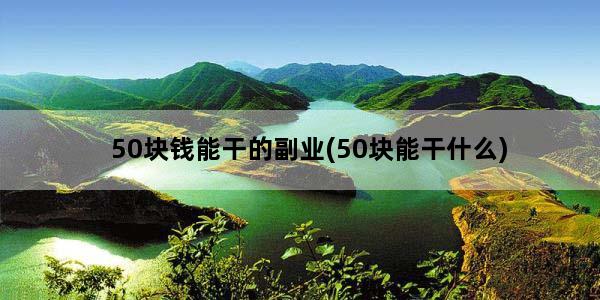 50块钱能干的副业(50块能干什么)