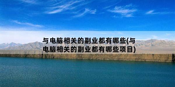 与电脑相关的副业都有哪些(与电脑相关的副业都有哪些项目)
