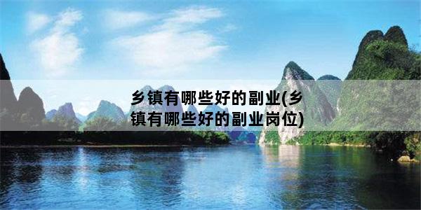 乡镇有哪些好的副业(乡镇有哪些好的副业岗位)