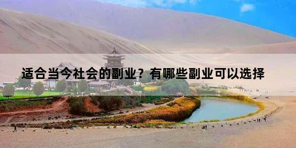 适合当今社会的副业？有哪些副业可以选择